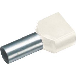 Vogt Verbindungstechnik 460814D Dubbele adereindhulzen 10 mm² Deels geïsoleerd Ivoor 100 stuk(s)