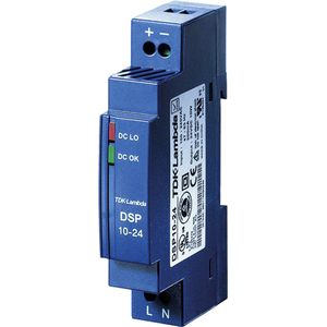TDK-Lambda DSP10-24 DIN-rail netvoeding 24 V/DC 0.42 A 10.1 W Aantal uitgangen: 1 x Inhoud: 1 stuk(s)