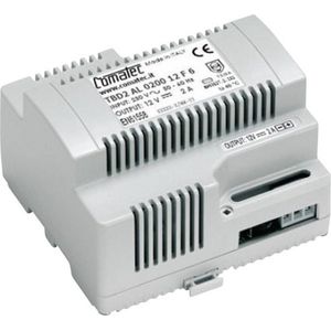 Comatec - TBD2/AL.0200.12/F6 - DIN-Rail Netvoeding - Grijs - ABS - 12 V/DC 2 A 24 W