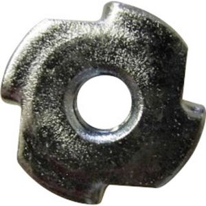 TOOLCRAFT 226785 Inslagmoeren M4 Staal 10 stuk(s)