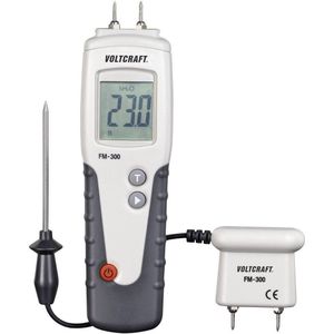 Voltcraft - FM-300 Holzfeuchtemessgerät Messbereich Holzfeuchtigkeit (Bereich) 6 bis 99 % vol Temper
