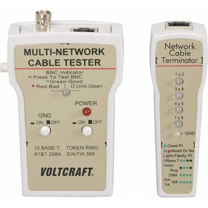 VOLTCRAFT CT-1 CT-1 Kabeltester Geschikt Voor RJ-4 - BNC