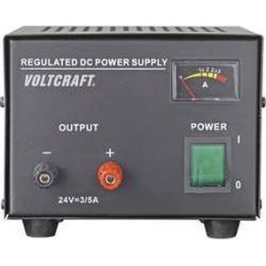 VOLTCRAFT FSP-1243 Labvoeding, vaste spanning 24 V/DC (max.) 3 A (max.) 72 W Aantal uitgangen: 1 x