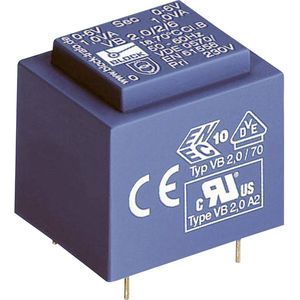 Block VB 2,3/2/15 Printtransformator 1 x 230 V 2 x 15 V/AC 2.30 VA 76 mA