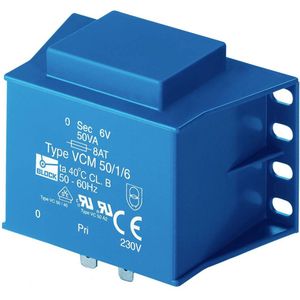 Block VCM 36/2/12 Printtransformator 1 x 230 V 2 x 12 V/AC 36 VA 1.5 A