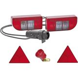 Secorüt - Anhänger-Beleuchtungsset 7/13-polig Blinker, Rückleuchte, Bremslicht, Nebelschlussleuchte, k