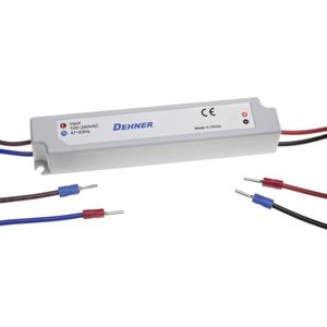 Dehner Elektronik LED-12V60W-IP67 LED-transformator Constante spanning 60 W 0 - 5 A 12 V/DC Niet dimbaar, Overbelasting