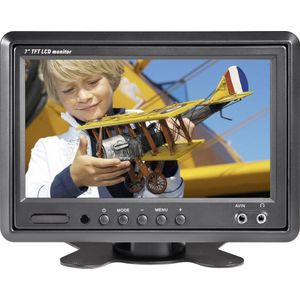 Renkforce Auto LCD monitor 17,8 cm 7 inch (7.01""), Videomonitoren, Zwart