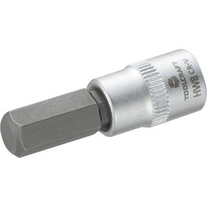 Toolcraft - 816072 Innen-Sechskant Steckschlüssel-Bit-Einsatz 8 mm 1/4' (6.3 mm)