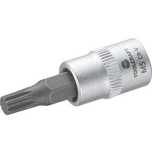 TOOLCRAFT M5 816074 Veeltand (XZN) Dopsleutel-bitinzet 5 mm 1/4 (6.3 mm)