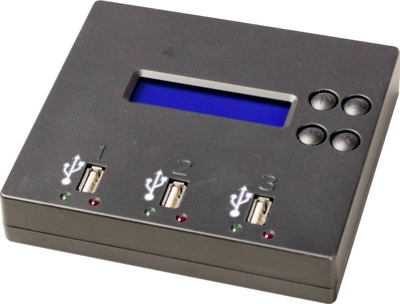 Renkforce USB Kopieerstation - UB300 - 2-voudig - Draagbaar - USB 2.0