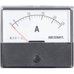 VOLTCRAFT AM-70X60/25 A Inbouwmeter AM-70X60/25 A 25 A Weekijzer