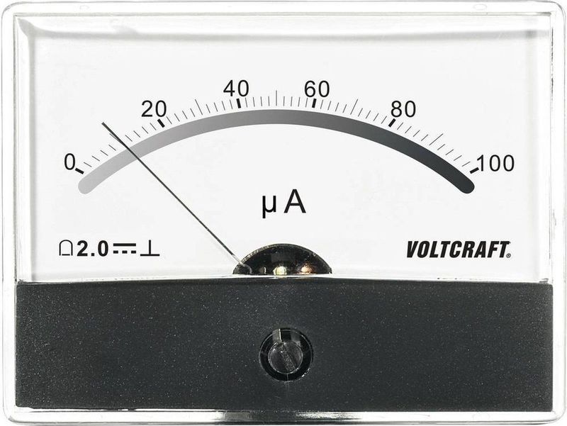 AM-86X65/100µA AM-86X65/100µA Einbau-Messgerät AM-86X65/100µA/DC Drehspule - Voltcraft