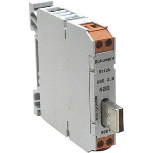 Appoldt USB-stick 2.0-8GB-A IP54 voor DIN-rail