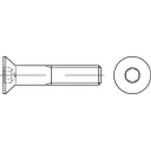 TOOLCRAFT 401629 Verzonken schroeven M3 8 mm Binnenzeskant (inbus) ISO 10642 RVS 100 stuk(s)