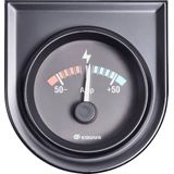 Equus 842052 Inbouwmeter (auto) Ampèremeter Meetbereik -50 - +50 A Standart Geel, Rood, Groen 52 mm