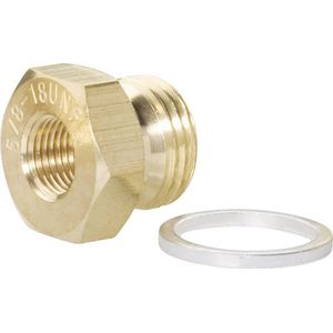 Equus - 6903 - Schroefdraadadapter - Messing - Voor Olietemperatuur- en Oliedrukmeters