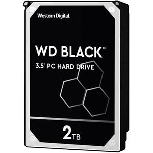 WD Interne harde schijf 8,9 cm (3,5 inch) Black™ 2 TB SATA III Bulk (2 TB, 3.5""), Harde schijf