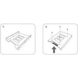 Renkforce HDA-250M 3.5 inch HDD-inbouwframe voor 2.5 inch