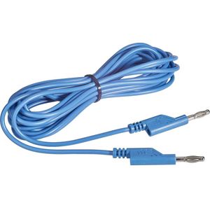 VOLTCRAFT MS5/BL Meetsnoer Banaanstekker 4 mm Banaanstekker 4 mm 5.00 m Blauw 1 stuk(s)