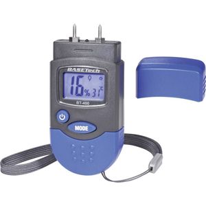 Basetech BT-400 Materiaalvochtmeter Meetbereik bouwvochtigheid 0.2 tot 2.0 %Vol. Meetbereik houtvochtigheid (bereik) 6