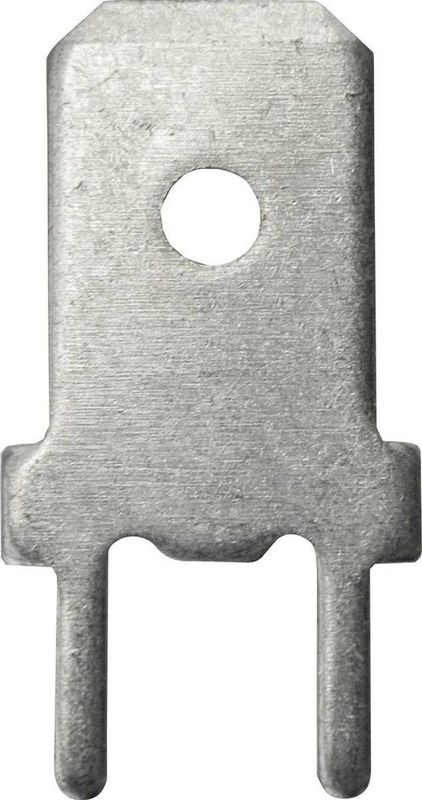 3866g.68 Steckzunge Steckbreite: 6.3 mm 180 ° Unisoliert Metall 100 St. - Vogt Verbindungstechnik