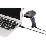 Renkforce CR6307A USB-Kit Barcodescanner Kabel 1D CCD Zwart Handmatig USB