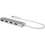 Renkforce USB 3.2 Gen 1 Hub - 4 Poorten - Aluminium
