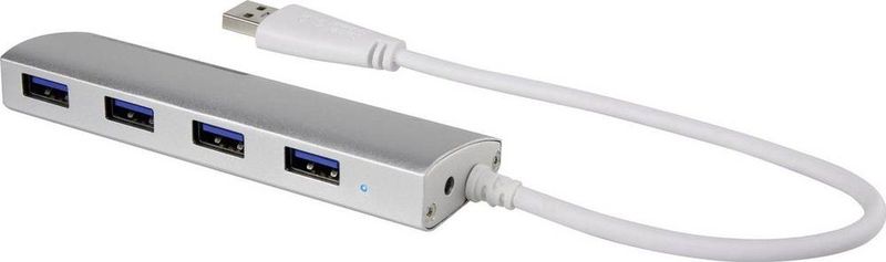 Renkforce USB 3.2 Gen 1 Hub - 4 Poorten - Aluminium