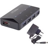 Renkforce USB 3.2 Gen 1 Hub - 4+1 Poorten - Zwart