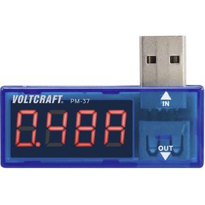 VOLTCRAFT PM-37 USB-stroommeter Digitaal CAT I Weergave (counts): 999