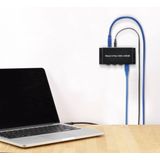 Renkforce USB 3.2 Gen 1 Hub - 4 Poorten - Metalen Behuizing - Zwart