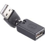 Renkforce USB 2.0 Adapter [1x USB-A 2.0 stekker - 1x USB 2.0 bus A] Vergulde steekcontacten