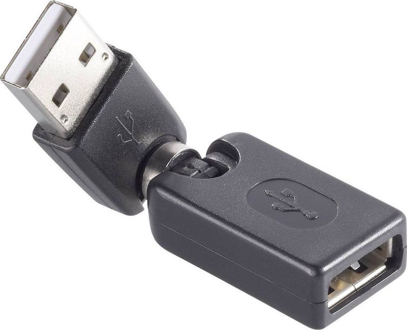 Renkforce USB 2.0 Adapter - USB-A naar USB-A - Verguld