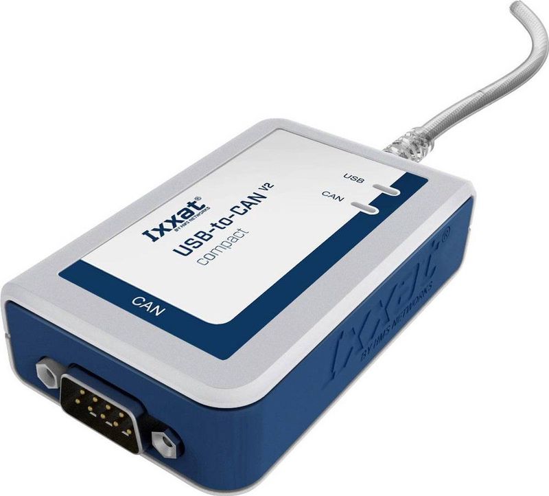 Ixxat 1.01.0281.12001 USB-to-CAN V2 compact mit D-Sub-9 Schnittstelle CAN omzetter 5 V/DC 1 stuk(s)