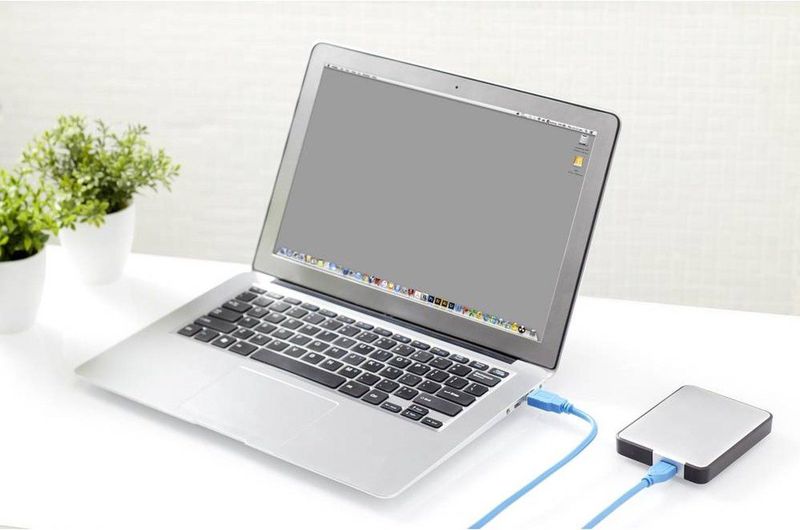 Renkforce - USB 3.2 Gen 1 Aansluitkabel - 30 cm - Blauw - Vergulde Steekcontacten