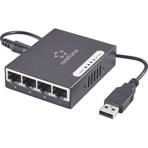 Renkforce - Rf-4270245 - Netwerkschakelaar - Geen Kleur - 4 Havens, 1000 MBit/s