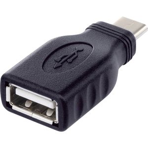 Renkforce USB 2.0 Adapter - USB-C Naar USB 2.0 Bus - OTG - Verguld