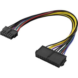RENKFORCE Stroomvoorziening aansluitkabel [1 x adapter ATX mannelijk 14-polig - 1 x voeding ATX vrouwelijk 24-polig ]