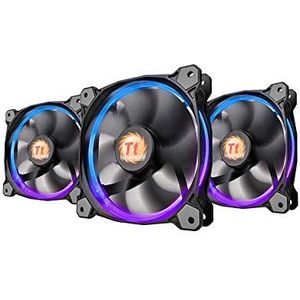 Thermaltake - Riing 12 LED RGB - 3-delige Set Behuizingsventilatoren - RGB LED - 256 Kleuren