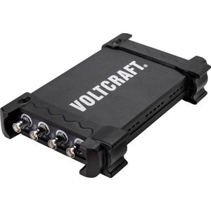 VOLTCRAFT DSO-3104 USB-oscilloscoop 100 MHz 4-kanaals 250 MSa/s 16 kpts 8 Bit Digitaal geheugen (DSO), Spectrumanalyzer 1 stuk(s)