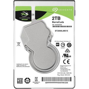 Seagate - BarraCuda ST2000LM015 - Harde Schijf - 2 TB - 2.5 inch SATA 6 Gb/s