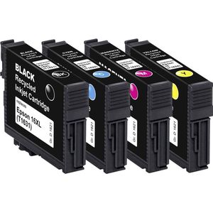 Basetech Inktcartridge vervangt Epson 16, T1626, T1621, T1622, T1623, T1624 Compatibel Combipack Zwart, Cyaan, Magenta, Geel BTE154 1621,4850-126