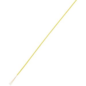 TRU COMPONENTS 1564656 Draad LiFY 1 x 0.05 mm² Geel 100 m