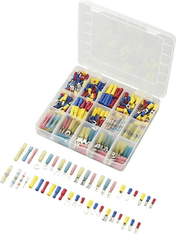 Kabelschoenen Assortiment - Blauw, Geel, Rood, Wit - 382 stuk(s)