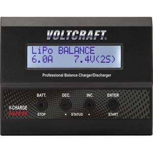 VOLTCRAFT V-Charge 60 DC Multifunctionele Modelbouwlader 12 V 6 A Li-pol - Li-io - LiFeP - LiH