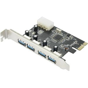 Renkforce 4 poorten USB 3.2 Gen 1-controllerkaart USB-A PCIe
