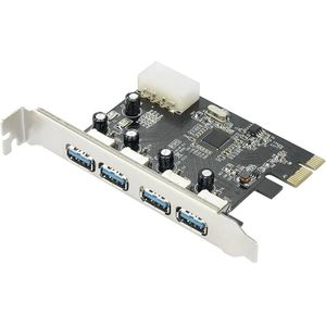 Renkforce - USB 3.2 Gen 1-controllerkaart - 4 Poorten - PCIe - USB-A