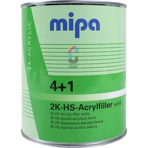 MIPA 4+1 2K-HS-Acrylfiller - Primer - 1 liter - Wit