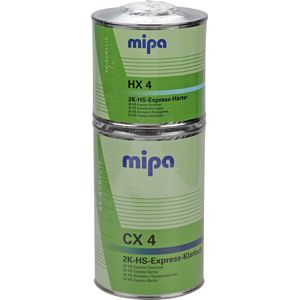 MIPA CX4 2K Luchtdrogende Blanke lak Hoogglans + Verharder - 1,5 liter Set